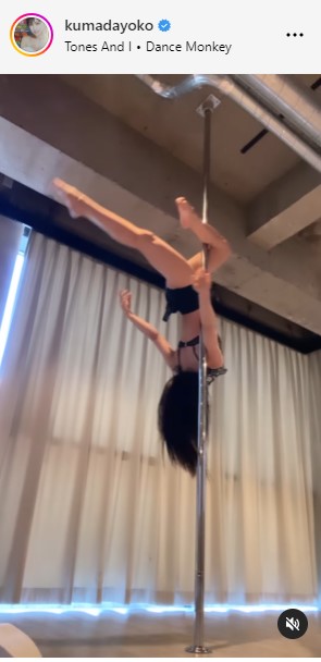 熊田曜子のインスタグラムから
