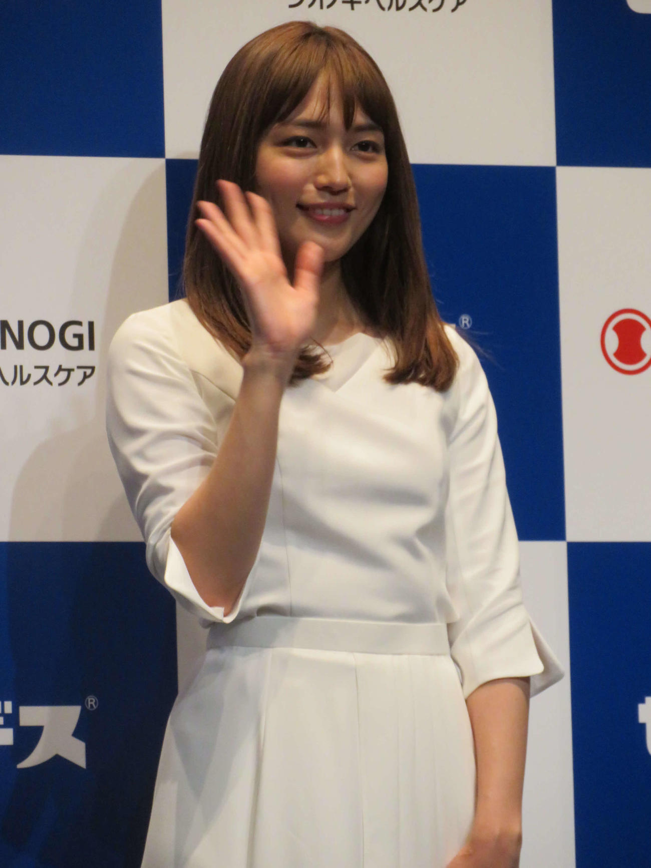 シオノギヘルスケア「セデス」新CM発表会に登壇した川口春奈（撮影・村上幸将）