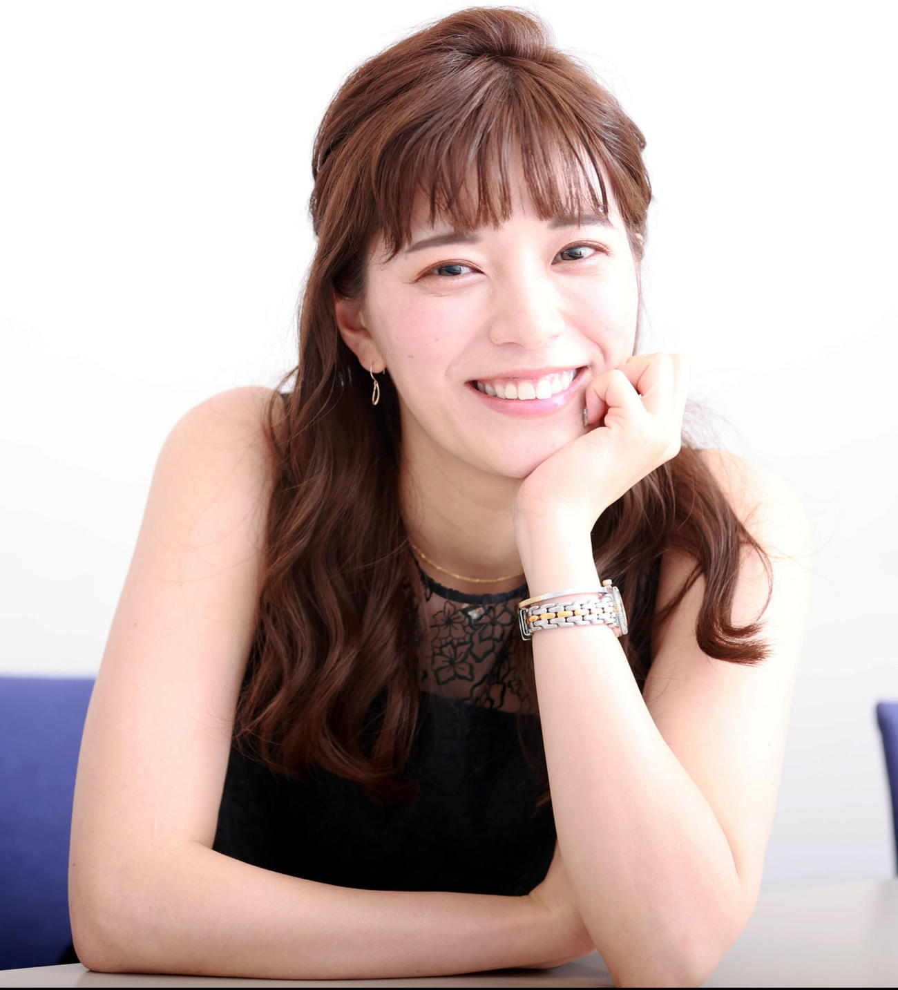 三谷紬アナ（2021年4月撮影）