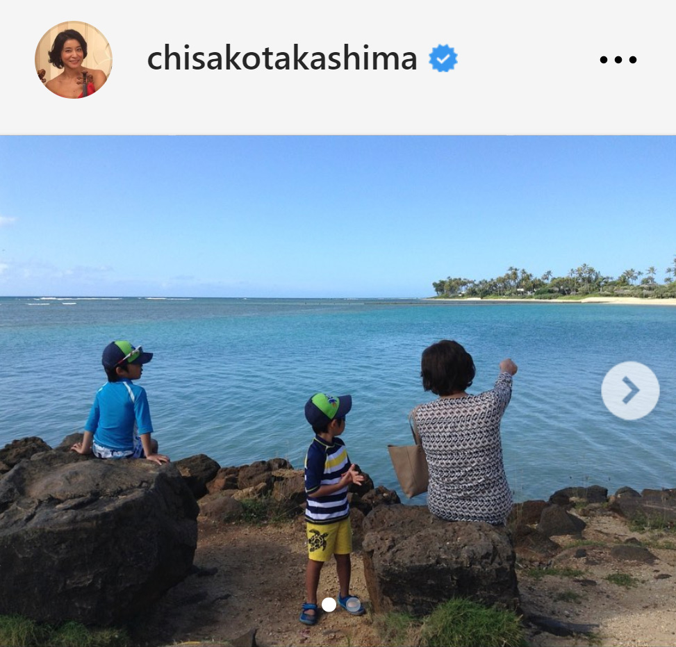 高嶋ちさ子のインスタグラムから