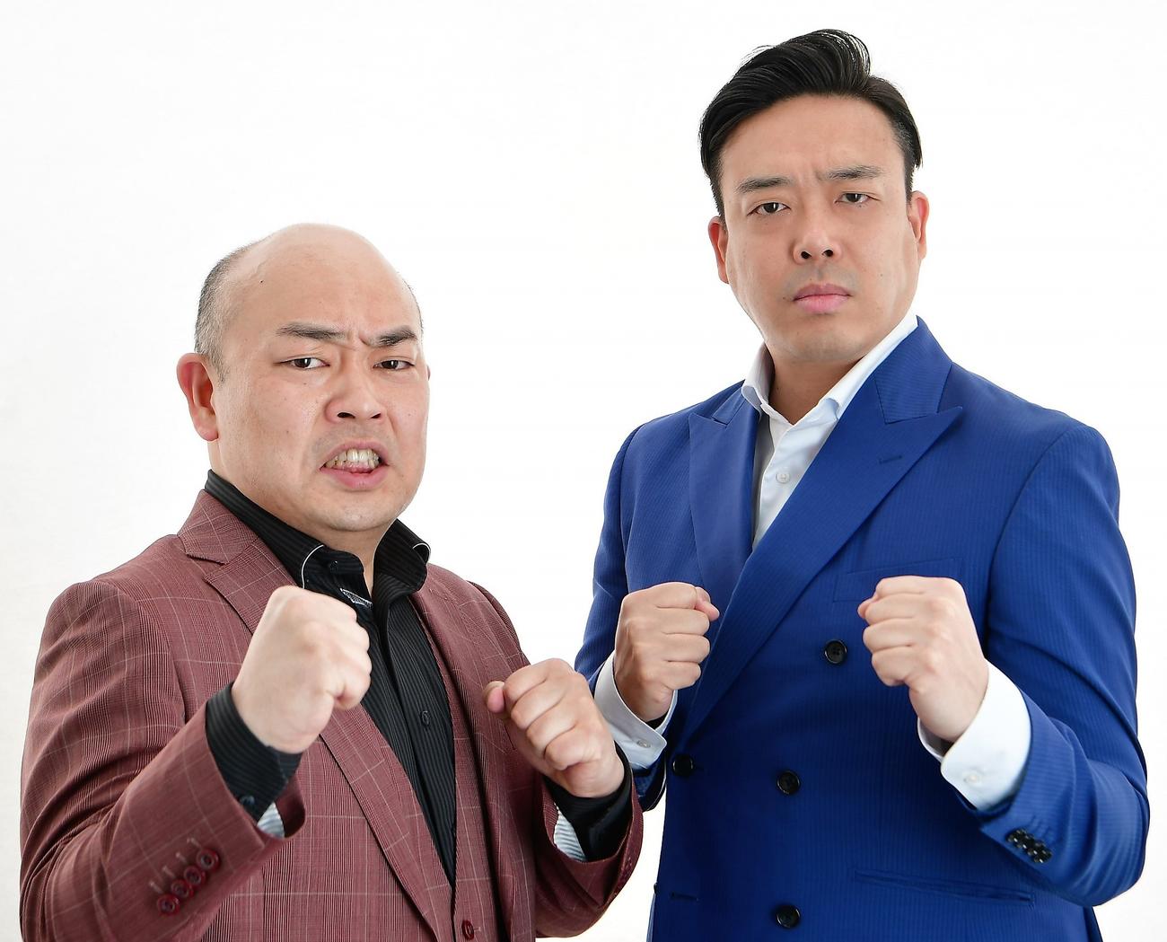 ギャロップの林健（左）、毛利大亮