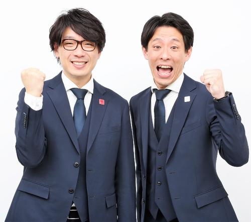 囲碁将棋の文田大介(左)、根建太一