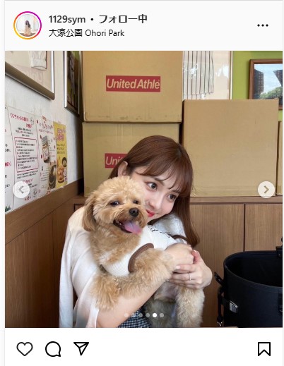 横山紗弓のインスタグラムから