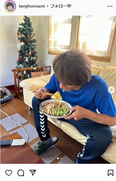 本並健治氏のインスタグラムから