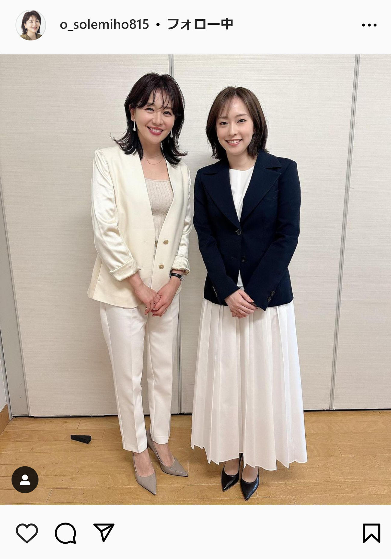 大橋未歩のインスタグラムから