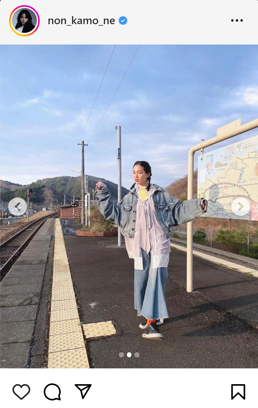 のんのインスタグラムから
