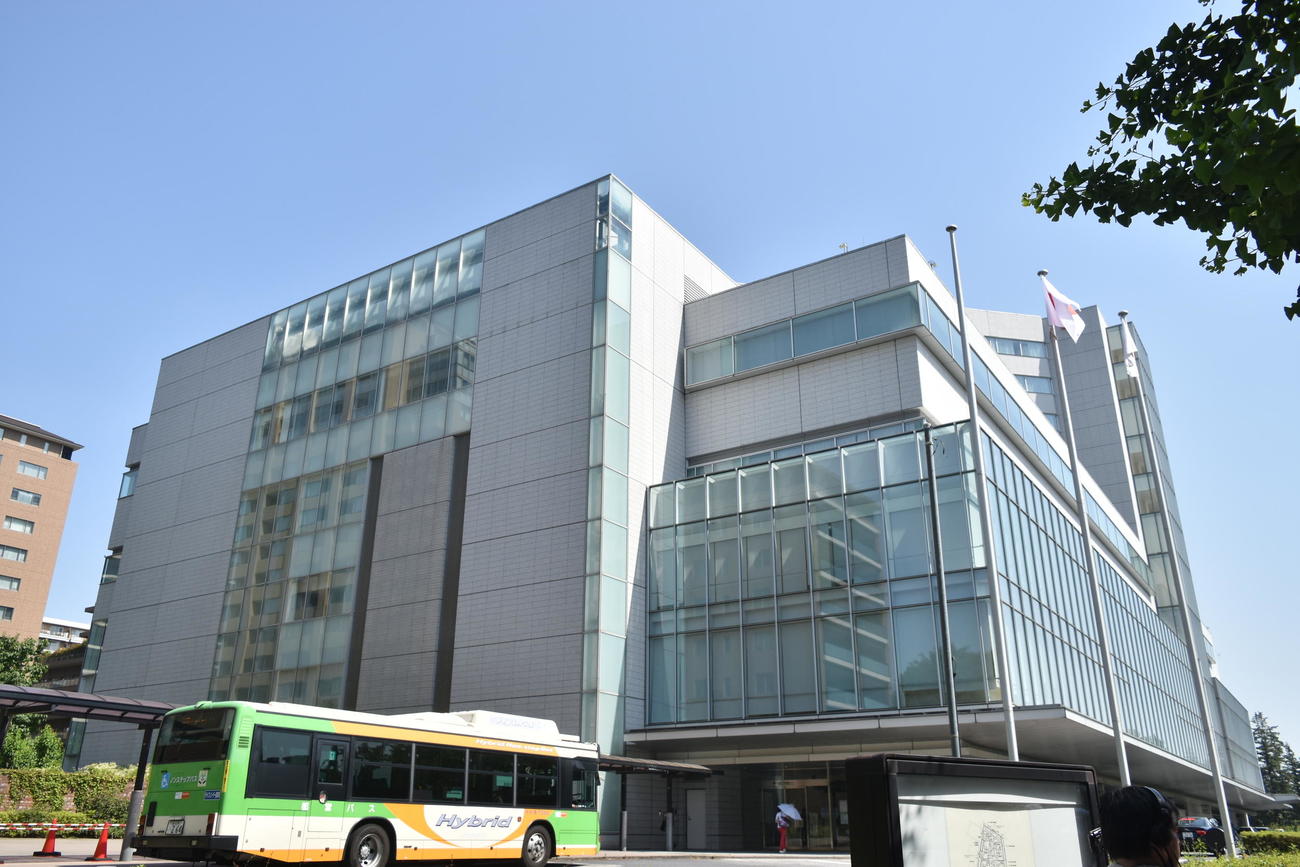 市川猿之助が搬送されたとみられる病院（2023年5月撮影）