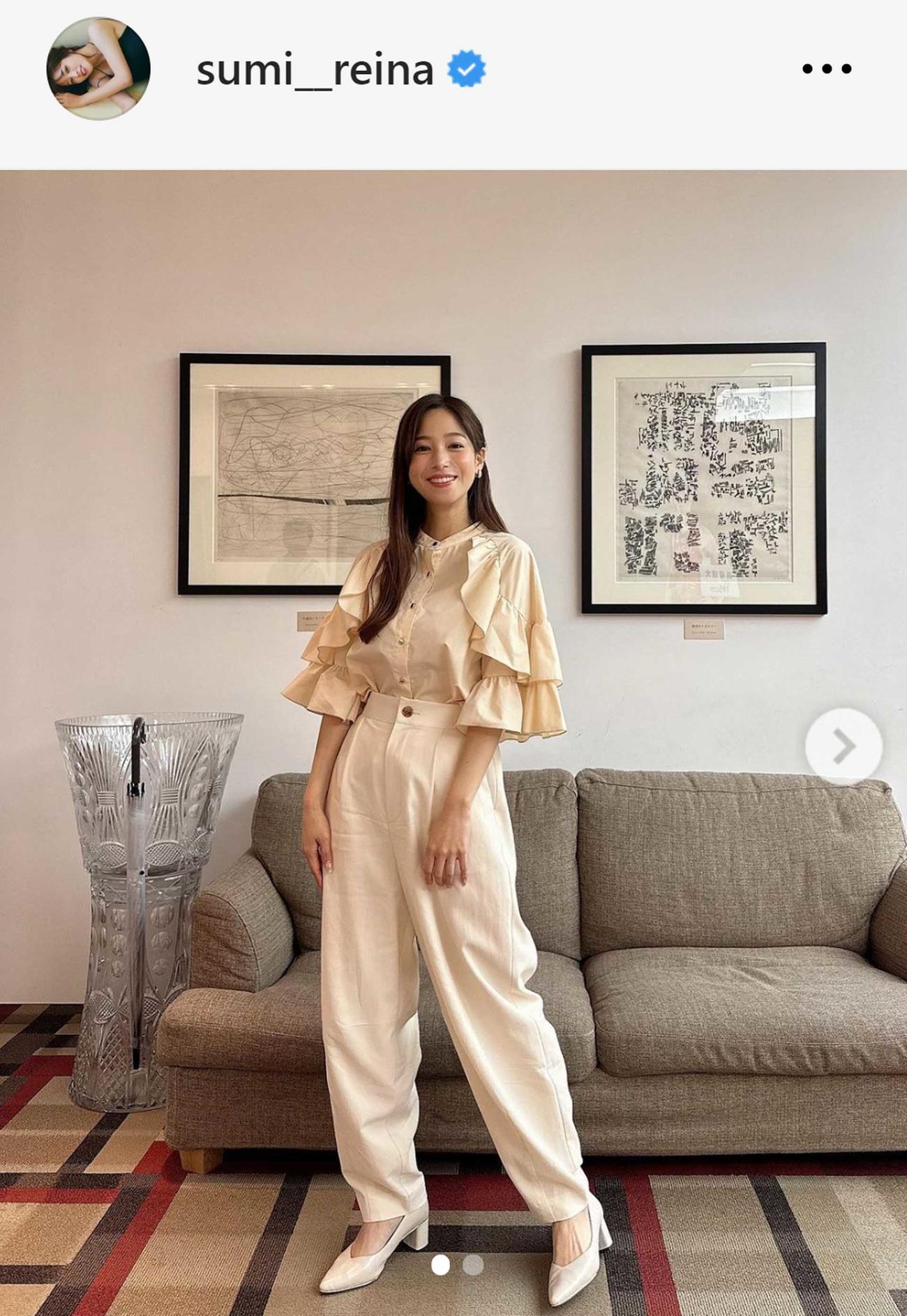 鷲見玲奈アナのインスタグラムから