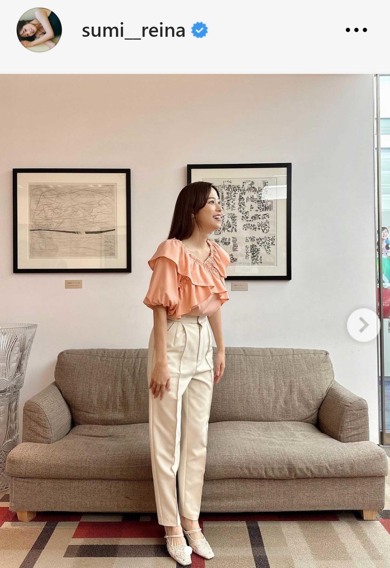 鷲見玲奈アナのインスタグラムから