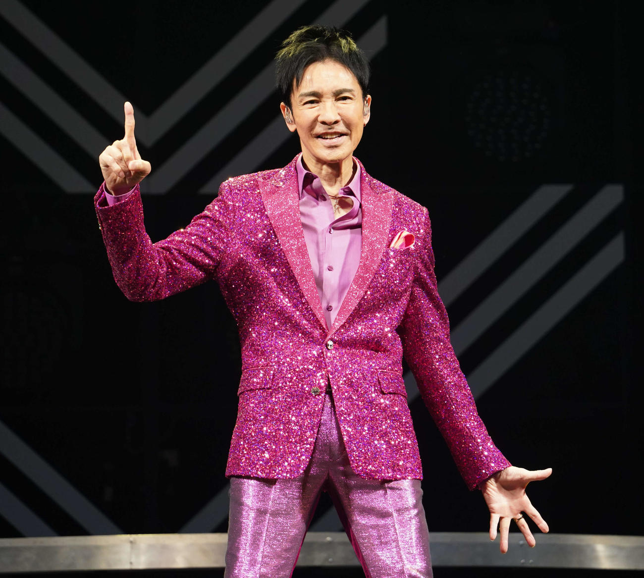 ライブを開催した郷ひろみ（撮影・佐藤勝亮）