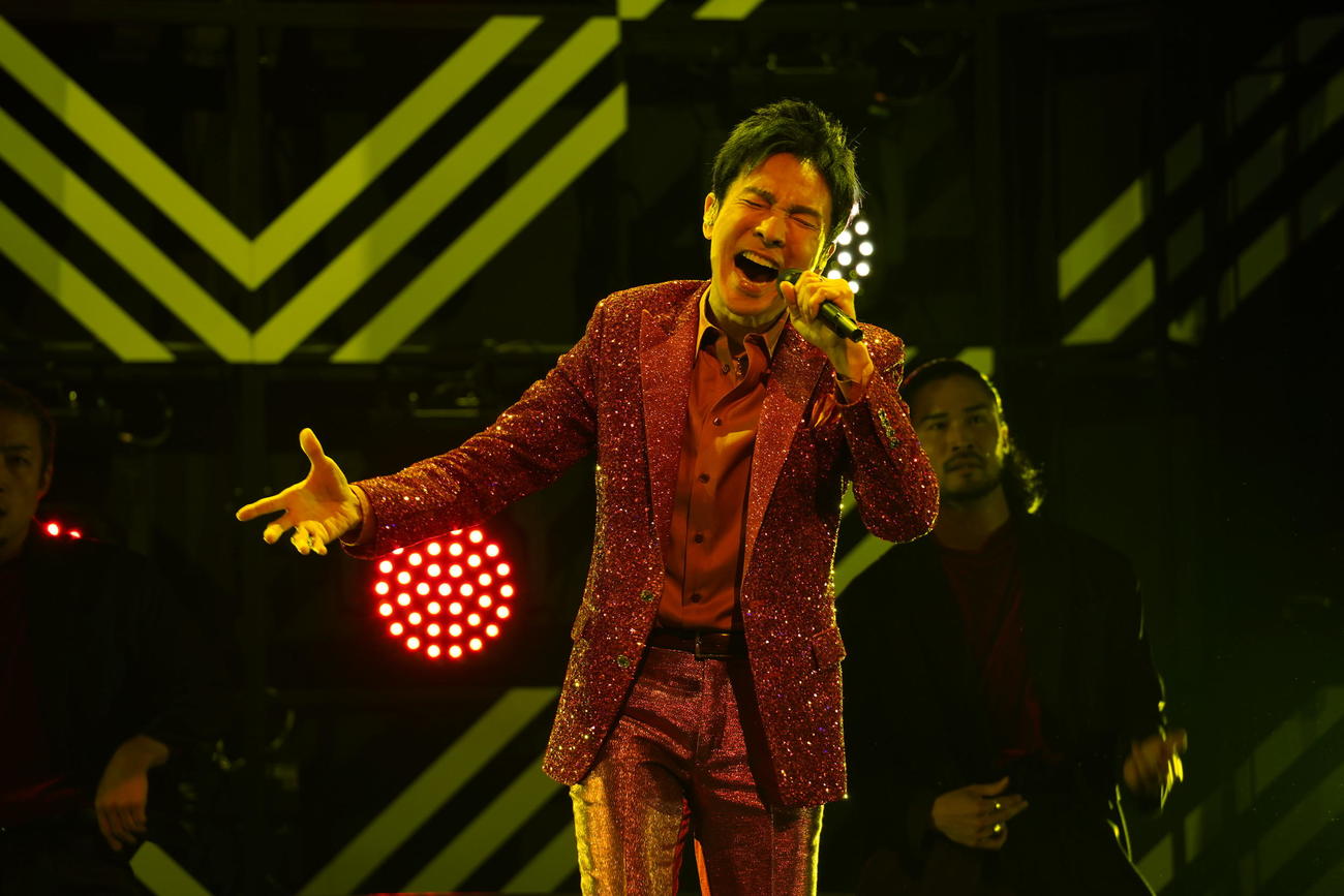 ライブを開催した郷ひろみ（撮影・佐藤勝亮）
