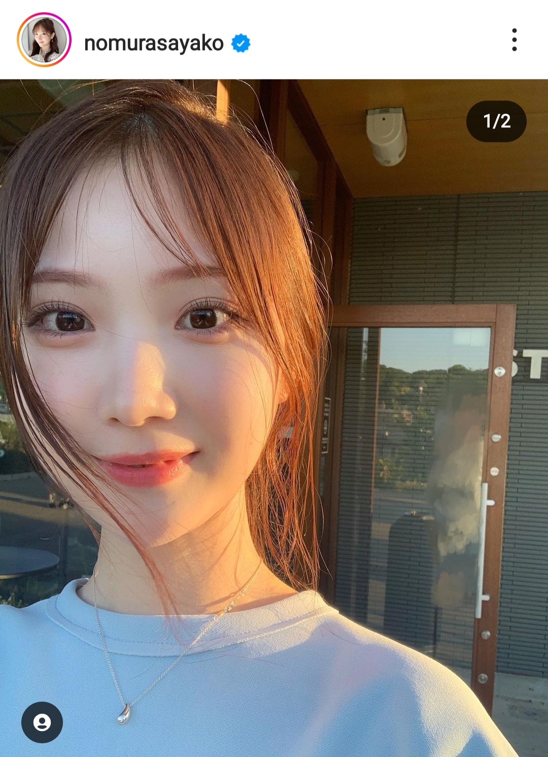 野村彩也子のインスタグラムから
