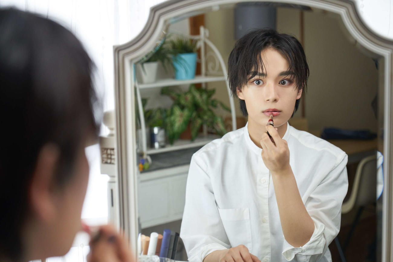 日本テレビの7月期ドラマ「紅さすライフ」で主演を務める、なにわ男子の大西流星（C）NTV・J Storm