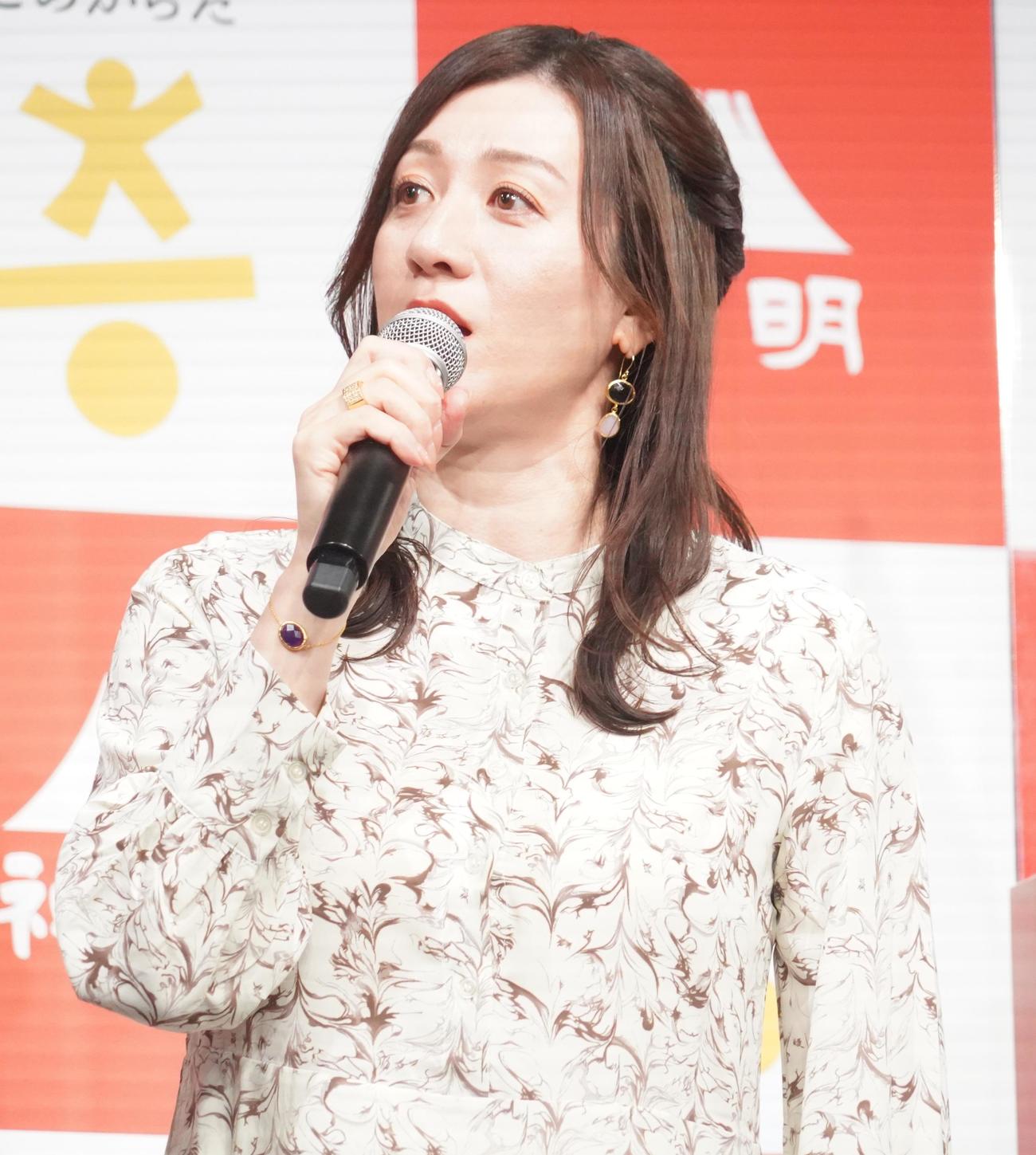 野々村友紀子氏（22年10月28日撮影）