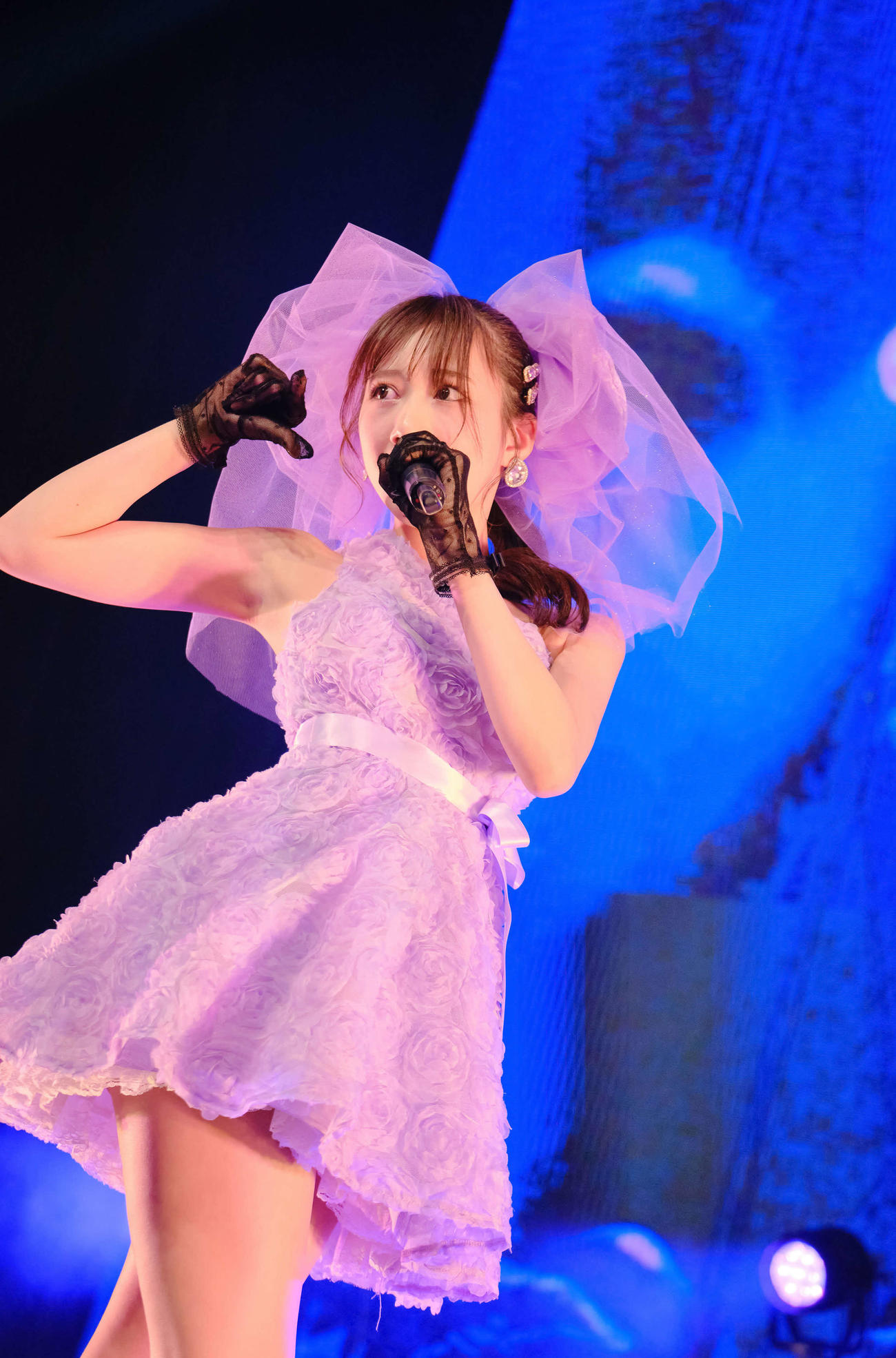 「#HASHTAG NIGHT vol.7～Zepp Shinjuku大占拠～」で2年ぶりに音楽活動を再開した横野すみれ（C）下山春香
