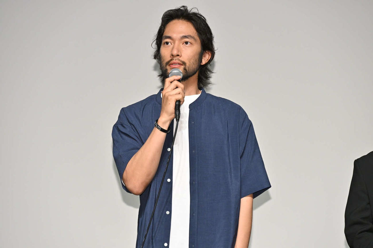 短編映画「MIMI」のプレミア上映＆トークショーに出席した阿部進之介