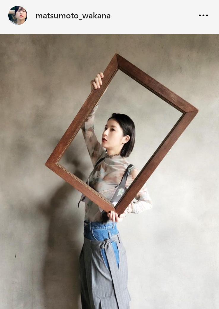 松本若菜のインスタグラムから