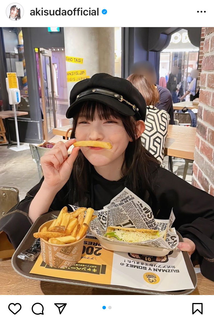 菅田愛貴のインスタグラムから