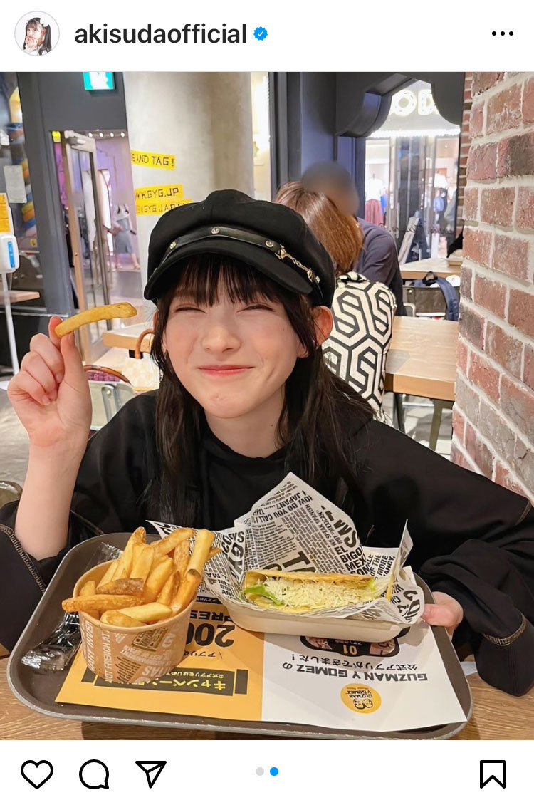 菅田愛貴のインスタグラムから