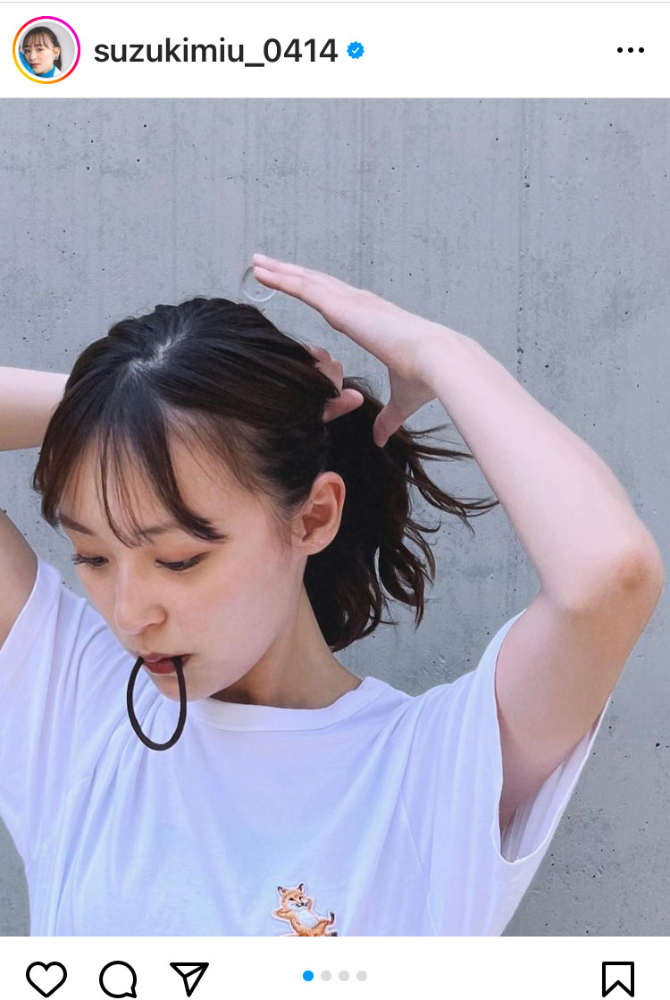 鈴木美羽のインスタグラムから