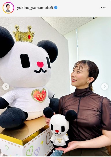 テレビ朝日の山本雪乃アナウンサーのインスタグラムから