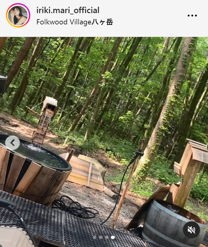入来茉里のインスタグラムから