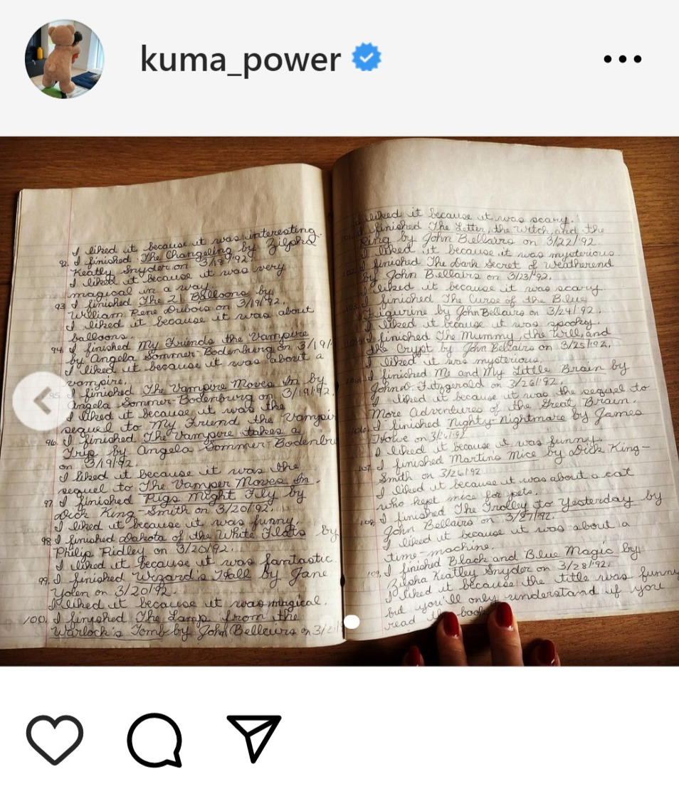 宇多田ヒカルのインスタグラムから