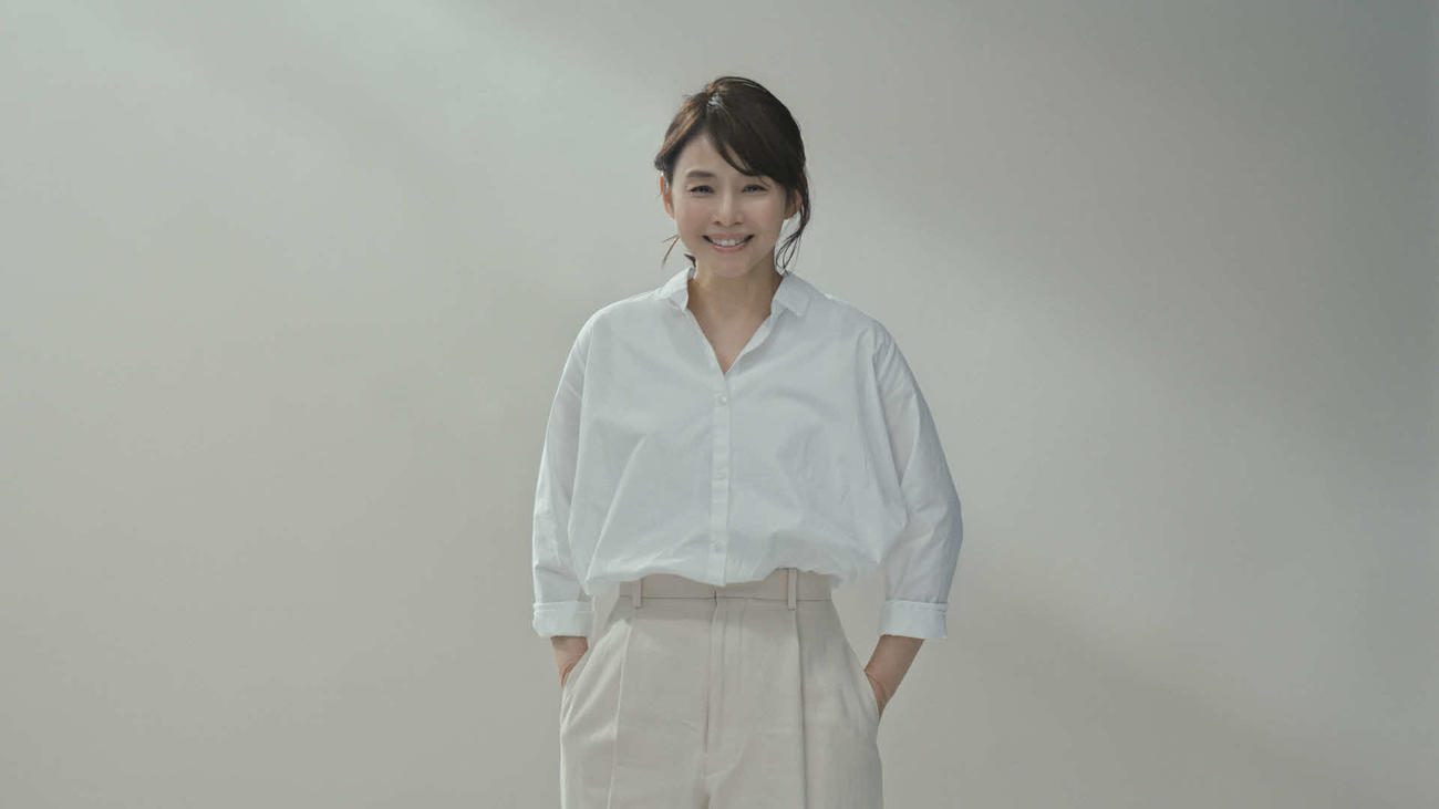 富士通ゼネラルの新テレビCM「ノクリア　母の告白」篇に出演した石田ゆり子