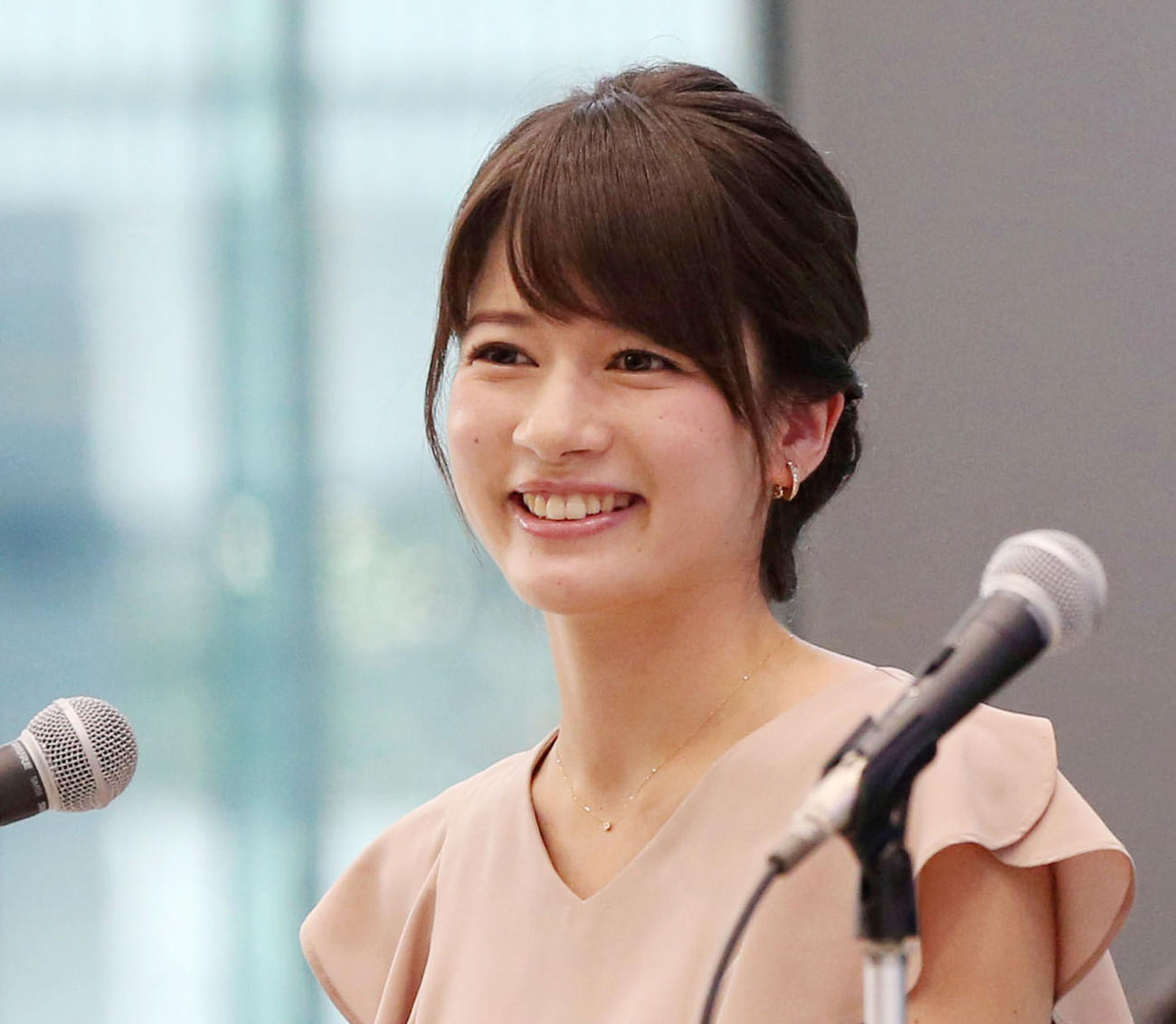 宇内梨沙アナウンサー（2016年11月撮影）