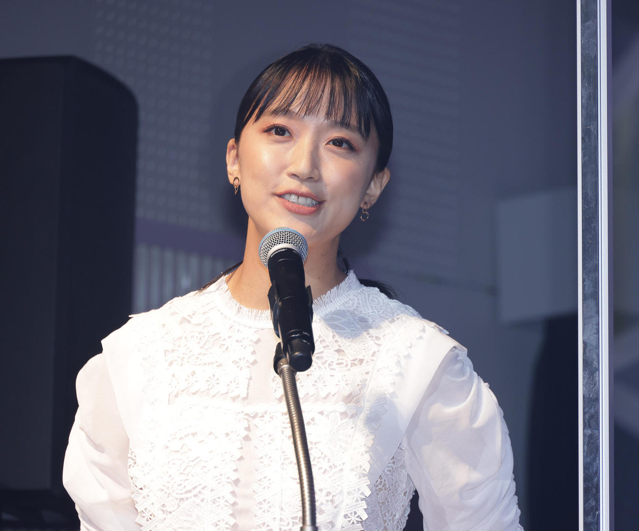 竹内由恵アナウンサー（2021年8月撮影）