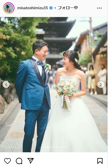 清水みさとのインスタグラムから