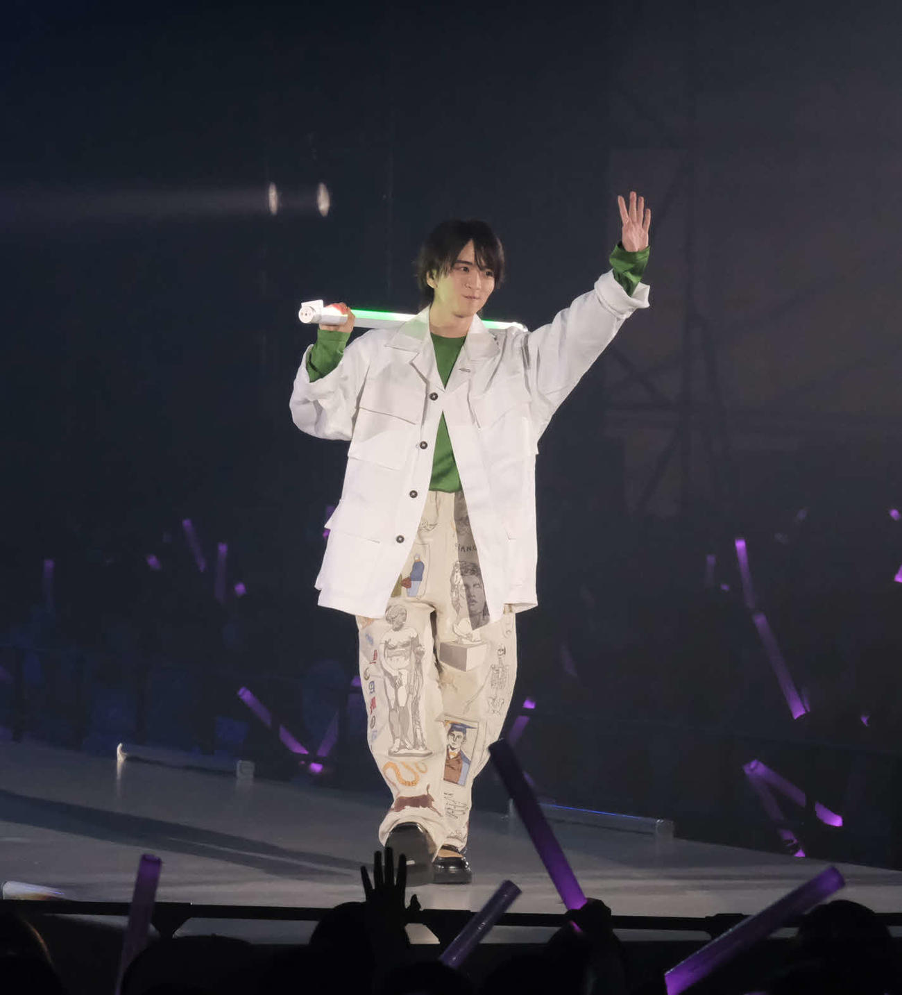 「札幌コレクション2023 SPRING－SUMMER」に出演した板垣李光人（C）SAPPORO COLLECTION