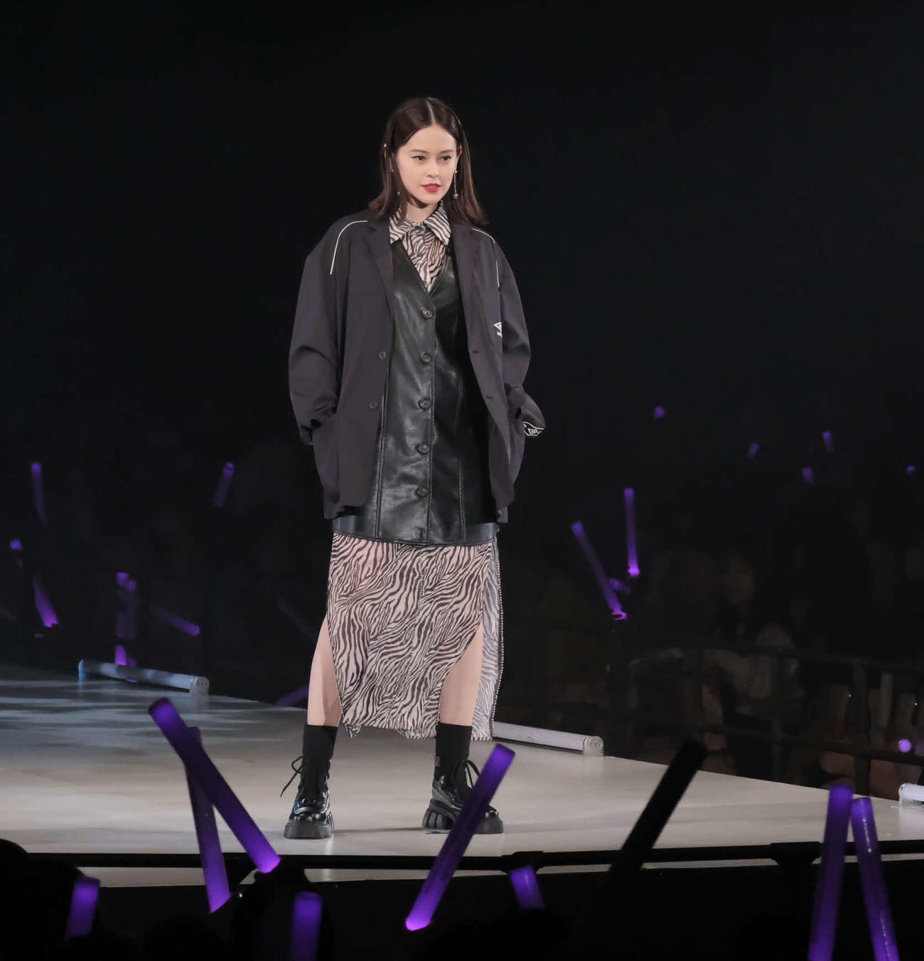 「札幌コレクション2023 SPRING－SUMMER」に出演したemma（C）SAPPORO COLLECTION