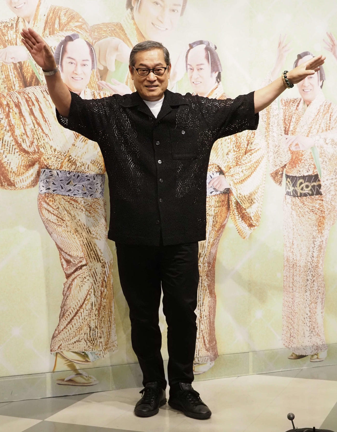 「ビバ～マツケンサンバ2ワールドカフェ～オレ！」開催記念取材会に出席した松平健（撮影・遠藤尚子）