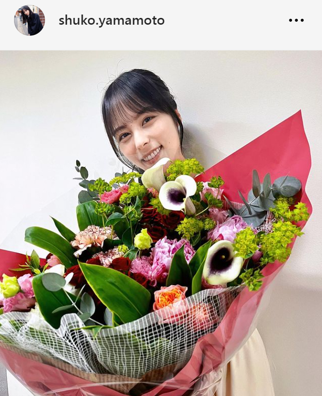山本萩子アナのインスタグラムから