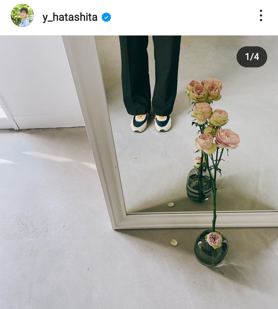 畑下由佳アナのインスタグラムから