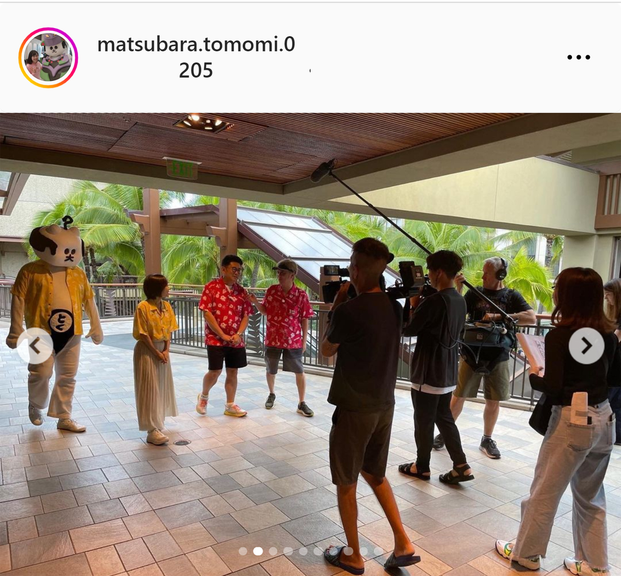 中京テレビ松原朋美アナのインスタグラムから