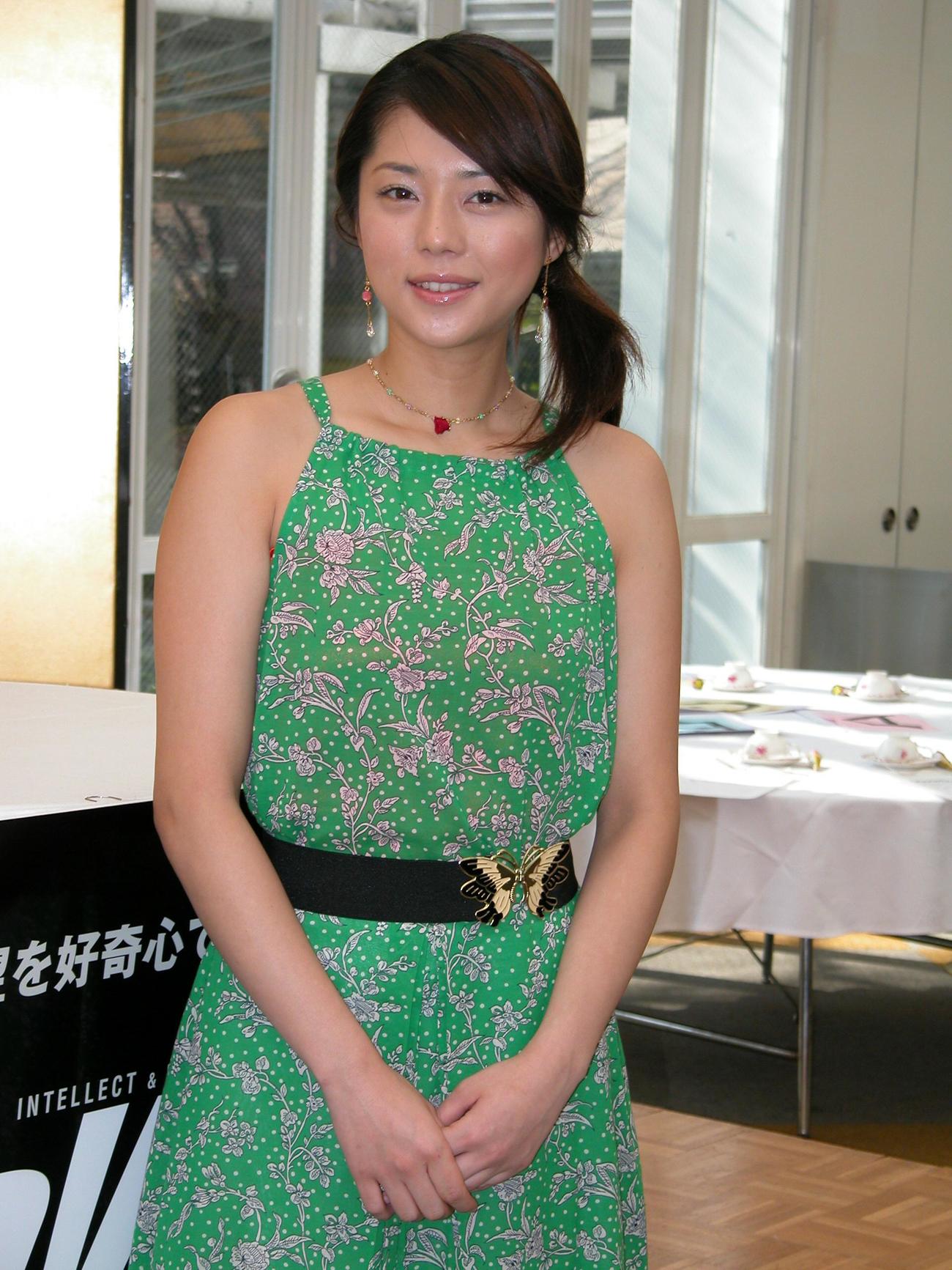 吉岡美穂（04年2月撮影）