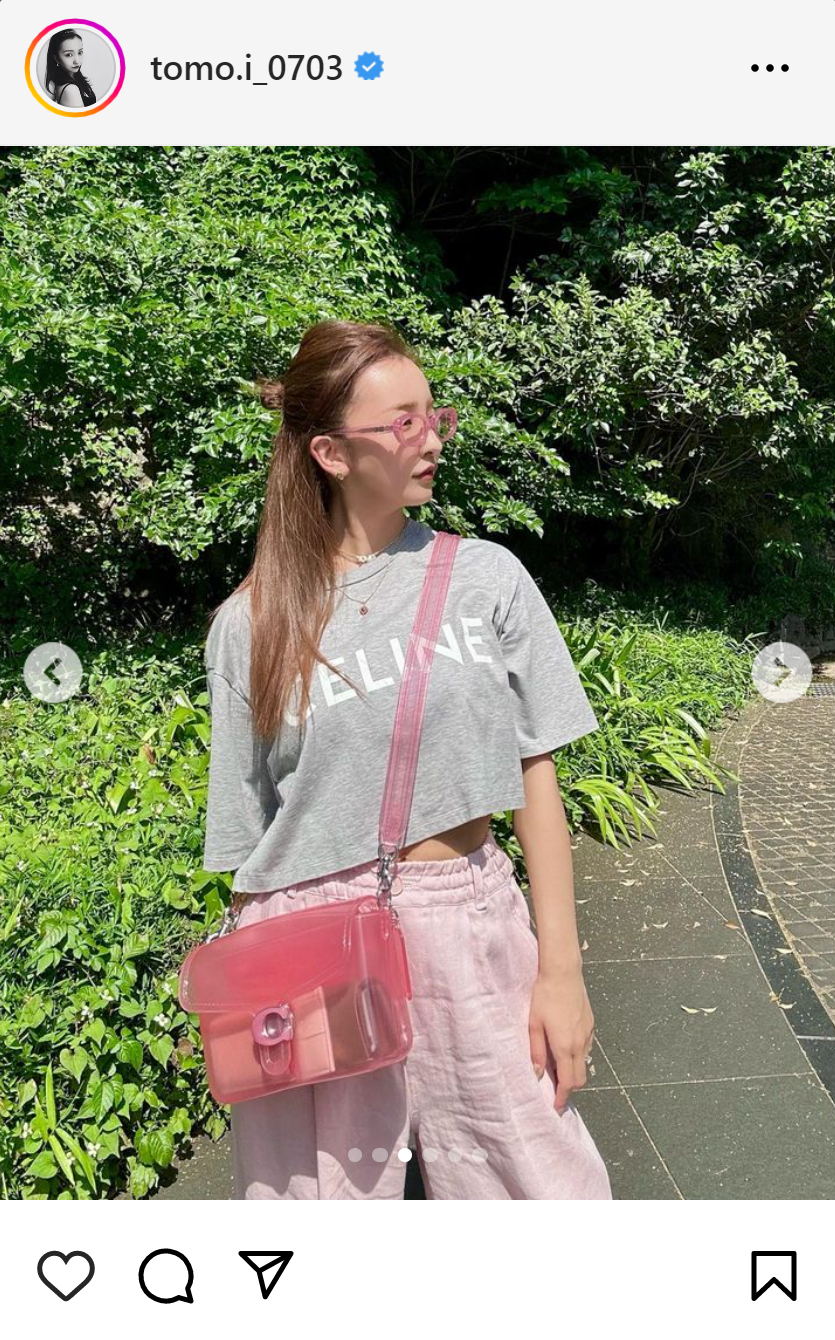 板野友美のインスタグラムから