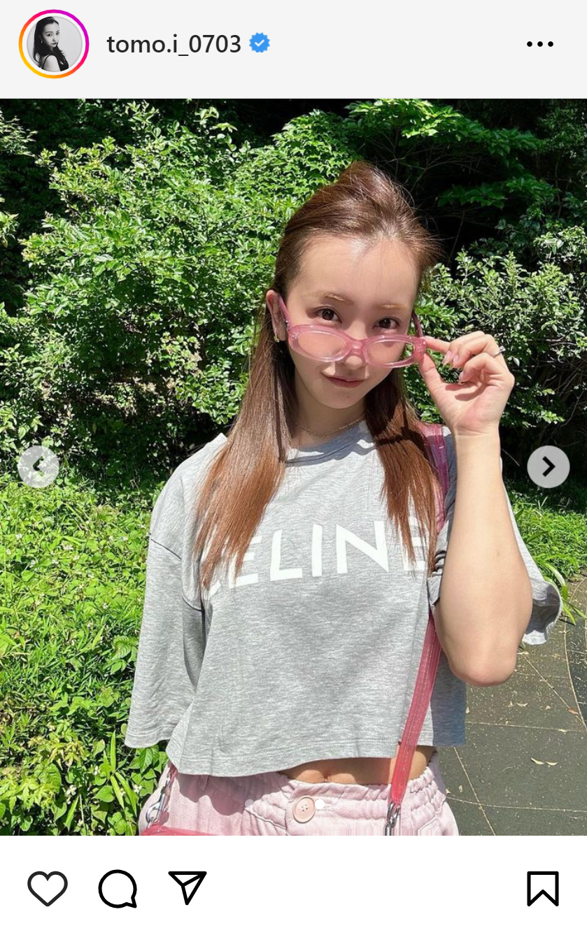 板野友美のインスタグラムから
