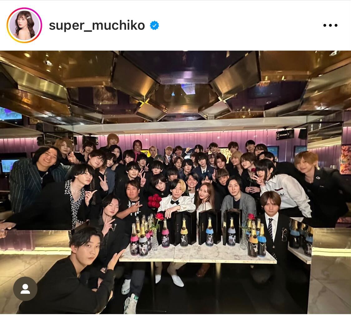 ヒカルの誕生日パーティーの様子（てんちむのインスタグラムから）