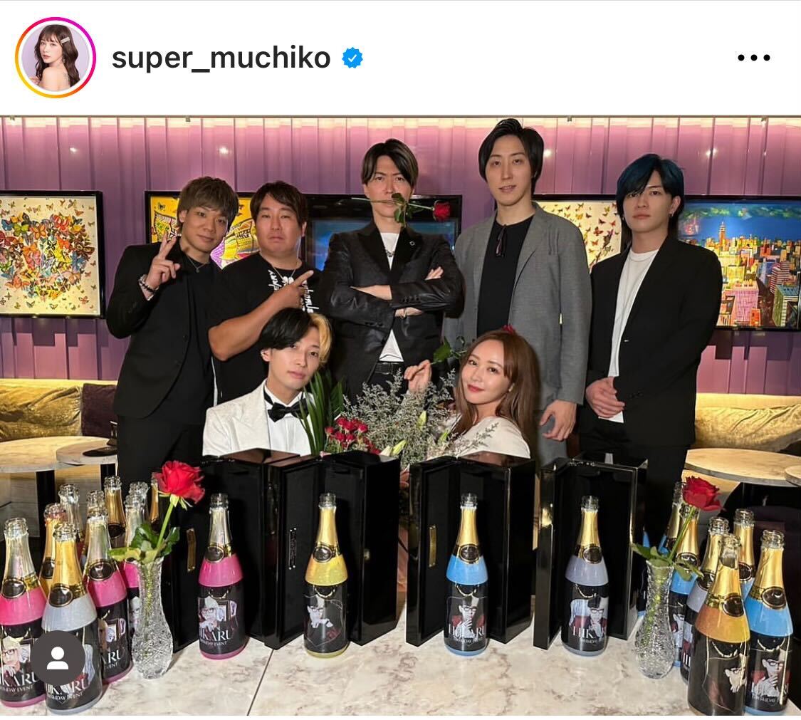 ヒカルの誕生日パーティーの様子（てんちむのインスタグラムから）