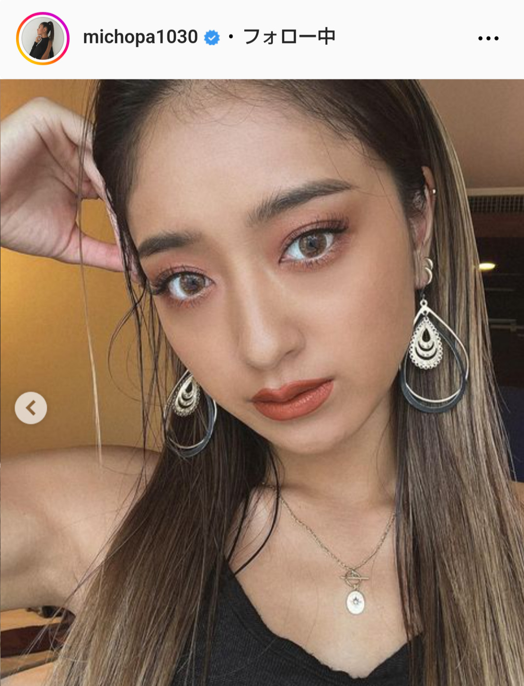 みちょぱこと池田美優のインスタグラムから