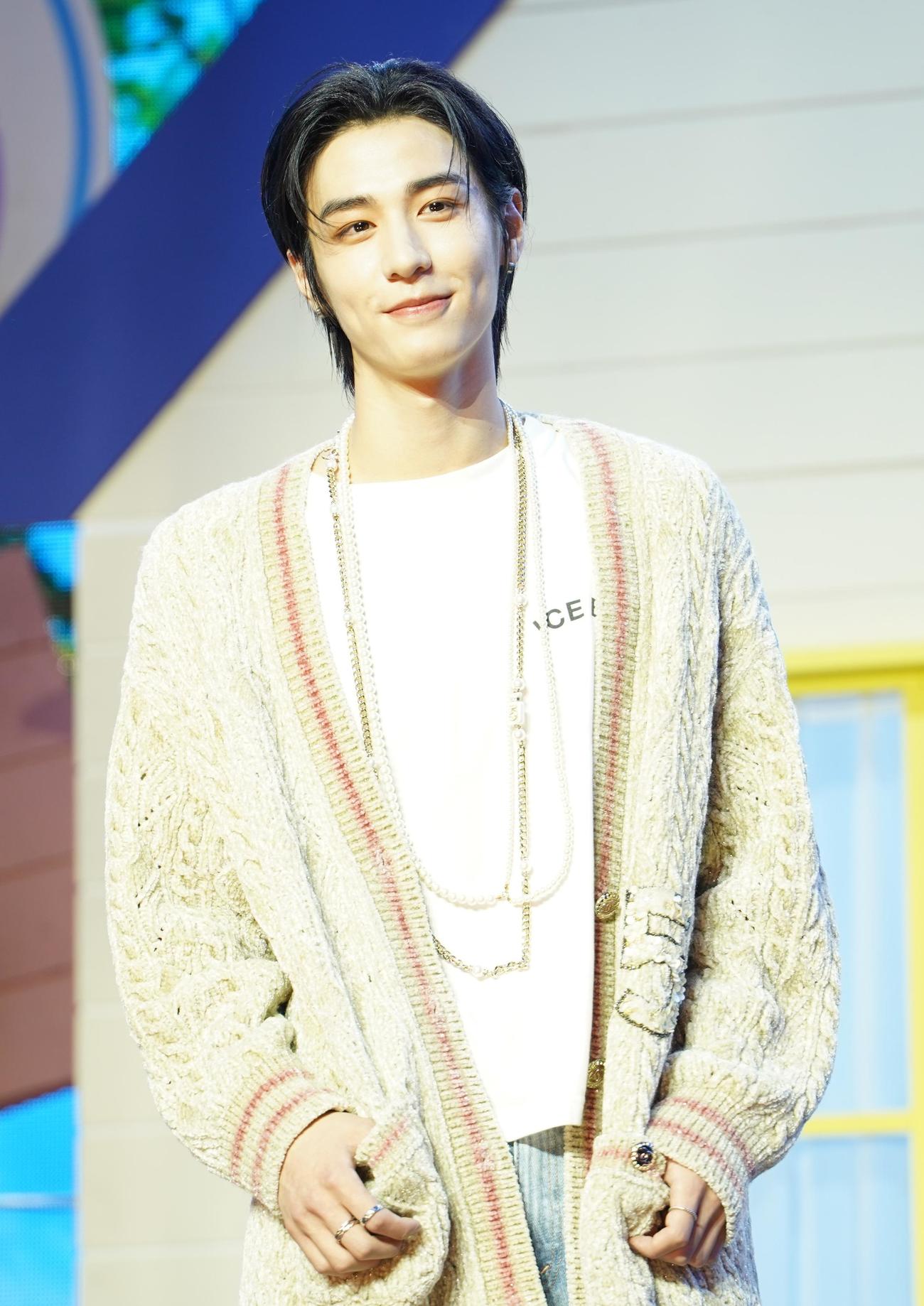 デビューしたBOYNEXTDOORのLEEHAN（撮影・佐藤勝亮）