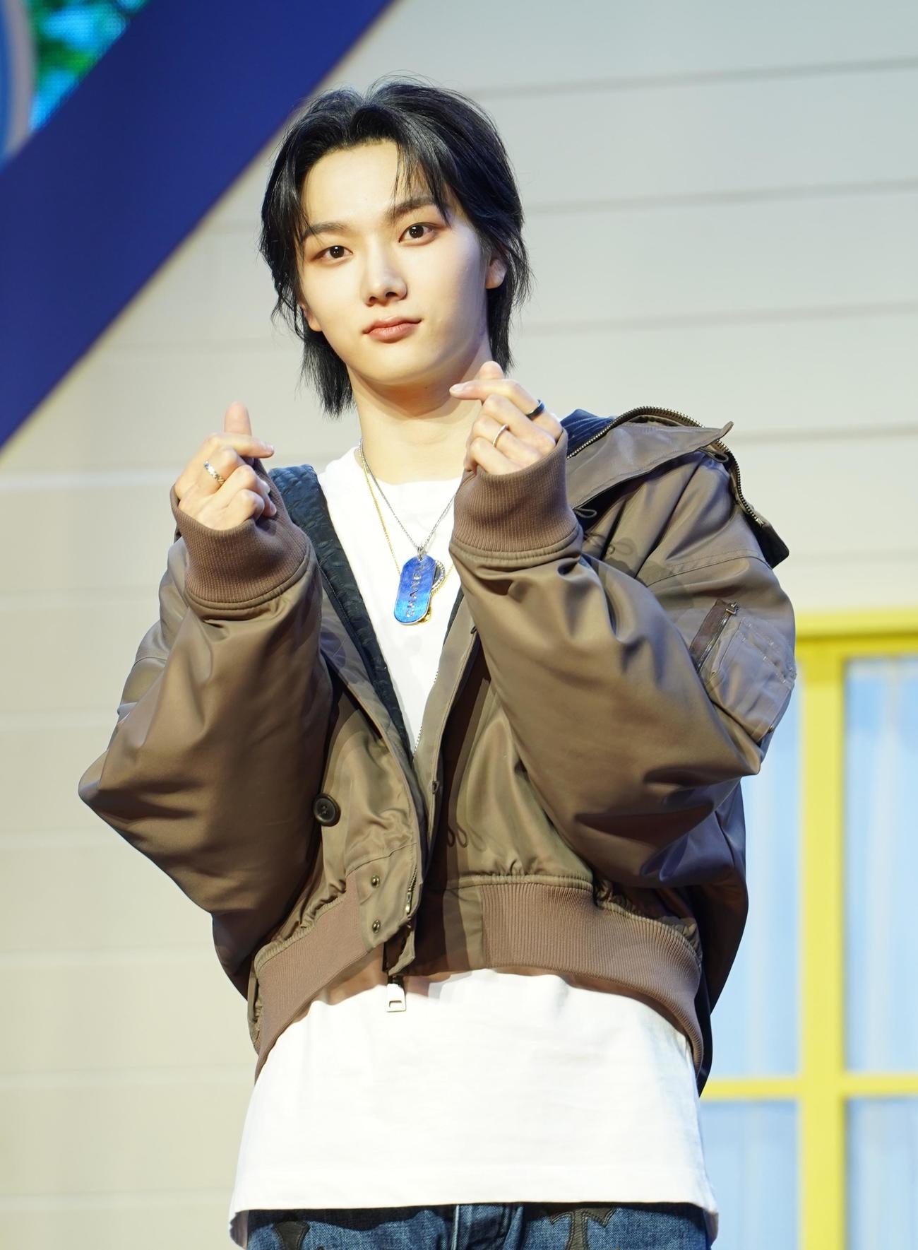 デビューしたBOYNEXTDOORのSUNGHO（撮影・佐藤勝亮）