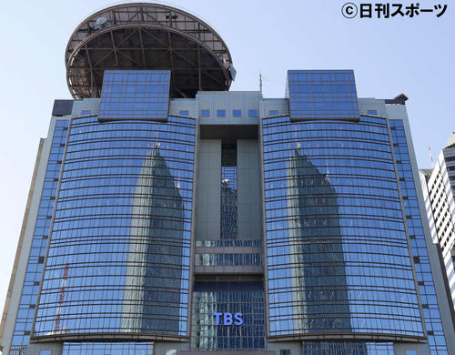 TBS放送センターの社屋(2022年1月)