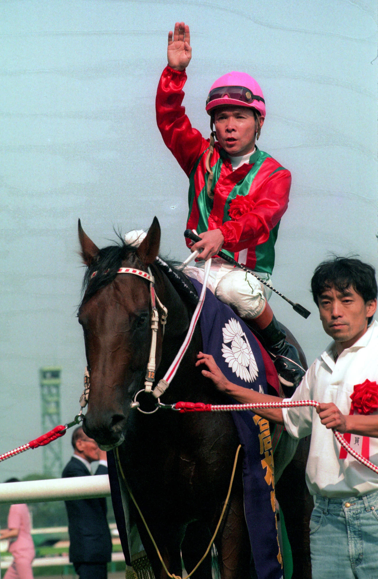 94年、高松宮杯で優勝したナイスネイチャと松永昌博騎手