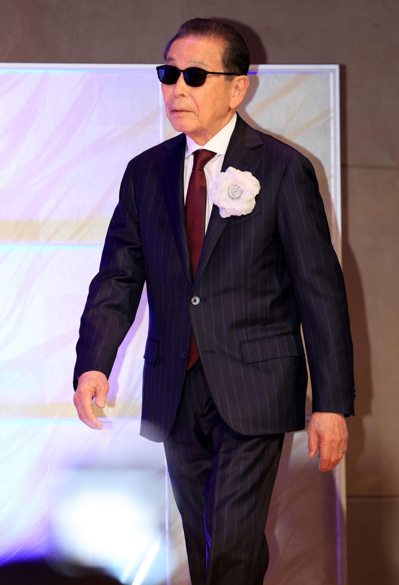 ギャラクシー賞の60周年記念賞を受賞したタモリ（撮影・浅見桂子）