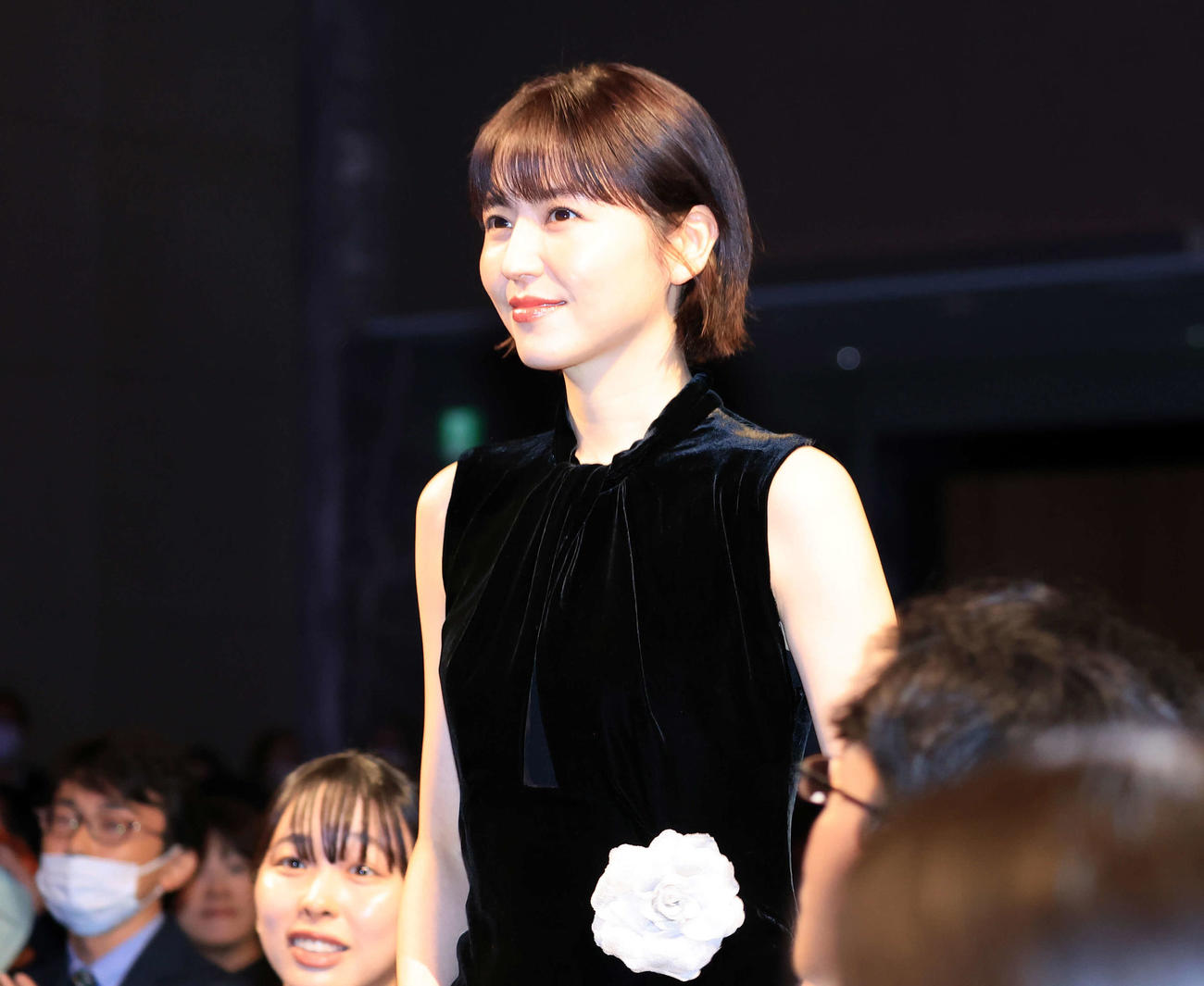 ギャラクシー賞のテレビ部門・個人賞を受賞した長澤まさみ（撮影・浅見桂子）