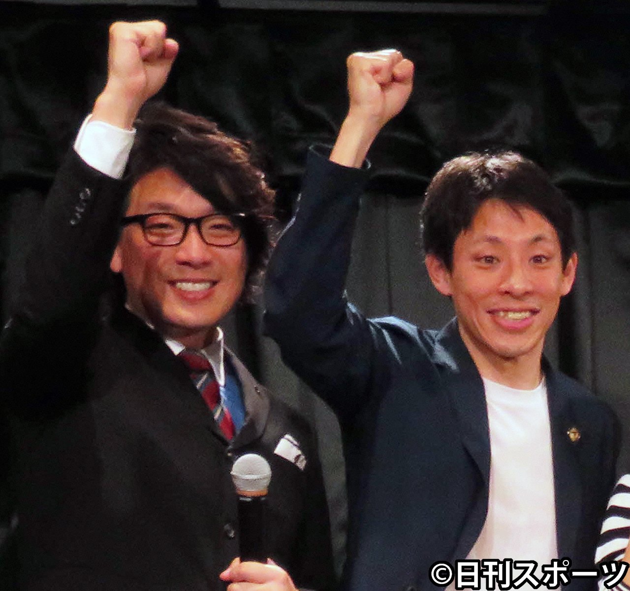 囲碁将棋の文田大介（左）と根建太一
